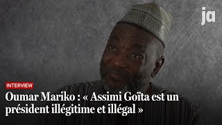 Oumar Mariko  « Assimi Goïta est un président illégitime et illégal » [upl. by Stolzer544]