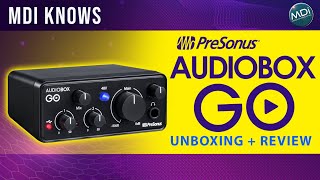 PreSonus AudioBox Go Unboxing  Review [upl. by Haelak]