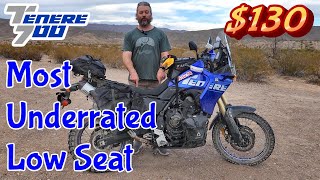 Most underrated low seat for the Yamaha Tenere 700 [upl. by Esertap901]