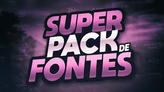 SUPER PACK DE FONTES PARA ANDROID E PC 2019 [upl. by Nnylrebma]