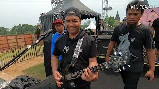 BEGINI RASANYA EDANE JADI BAND PENUTUP ROCK LEGENDS PRAMBANAN [upl. by Annekcm503]