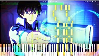 Mahouka Koukou no Rettousei OP  Rising Hope  Piano Tutorial  Hihumiro Edition 魔法科高校の劣等生 【ピアノ】 [upl. by Brandais]