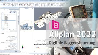 Allplan Bim2Field Digitale Baggersteuerung [upl. by Drona]