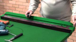 How to ReCloth a snooker billiards or Pool Table Part 2 of 4 [upl. by Paluas542]