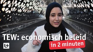 Toegepaste economische wetenschappen economisch beleid  in twee minuten [upl. by Mahla]