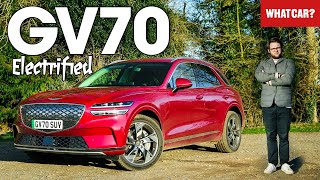 NEW Genesis GV70 Electrified review – best electric SUV  What Car [upl. by Eveleen]