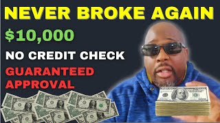 Easiest 10000 Bad Credit Personal Loans Guaranteed Approval No Credit Check [upl. by Cj]