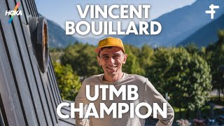 Vincent Bouillard  UTMB Champion PostRace Interview [upl. by Eenehs503]