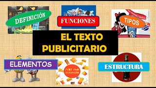 Texto publicitario Definición funciones estructura tipos y elementos [upl. by Burget398]