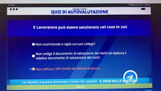 Alternanza scuola lavoro  quiz di autovalutazione modulo 6 [upl. by Twila]