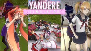 Killing Everyone but Osana is FIRST and Raibaru LAST  Yandere Simulator Demo [upl. by Ecaj]