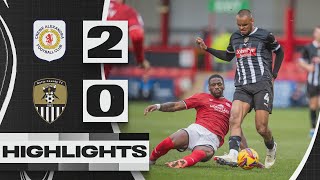 HIGHLIGHTS  CREWE ALEXANDRA 20 NOTTS COUNTY [upl. by Brost]