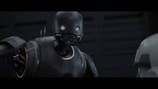 K2SO Best scenes Star Wars Rogue One [upl. by Ennaillij]