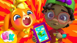 Are you a DRAGON 🐉 Roar  Dragon Song for Kids  HeyKids Nursery Rhymes [upl. by Ameerahs777]