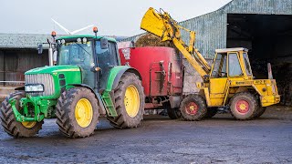 Mighty Kramer 412 E Feeding away at 39 years old  Cattle Feeding [upl. by Anitsud544]