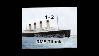 RMS Titanic vs RMS Tyrannic edit fypシ sad titanic ww2 fictional [upl. by Yruoc]