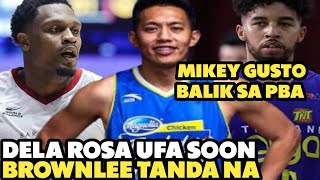 MAGNOLIA ROME DELA ROSA UFA SOON I BROWNLEE MATANDA NA I MIKEY WILLIAMS GUSTONG BUMALIK SA PBA [upl. by Arem169]