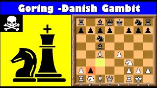 Brutal Checkmate Goring Gambit With A Touch of Danish [upl. by Karita]