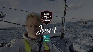 Route du Rhum 2022  Jour 1  News du bord  Maxime Sorel  V and B  Monbana  Mayenne [upl. by Aner]