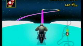 MKW CT N64 Rainbow Road DriveThrough [upl. by Shotton898]