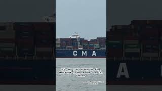 Mv CMA CGM T EFFERSON calling Gemalink [upl. by Valida]