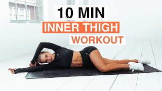 10 MIN INNER THIGH WORKOUT No Equipment [upl. by Fechter208]