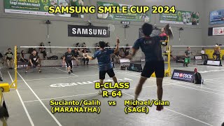 Galih Ramdhan RabbaniSucianto MARANATHA vs Michael AndriyantoGian Desianto SAGE [upl. by Nyrehtac193]