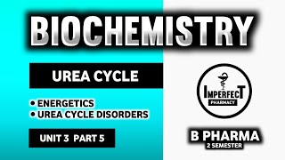 Urea Cycle  Urea Cycle Disorders  Amino Acid Metabolism  Biochemistry  B Pharma 2nd Semester [upl. by Nedry]