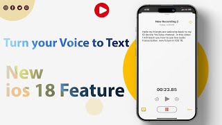 iOS 18 Transcribe Audio Files with Live Audio Transcription [upl. by Rufena718]