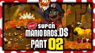 NEWER Super Mario Bros DS w PKSparkxx  Part 2  quotThe Wiggler of Eternityquot World 1 [upl. by Suolevram]