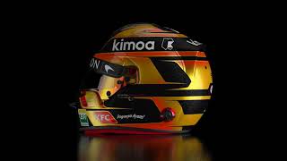 Stoffel Vandoorne 2018 Helmet [upl. by Ariad]