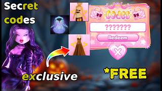 How to get ALL NEW CODES IN Dress To Impress SECRET amp FREE DRESS TO IMPRESS VIP [upl. by Eanahs977]