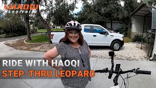 Unboxing amp Reviews丨Tammy Reviews Haoqi Stepthru Electric Bike White Leopard H1000 [upl. by Braunstein]