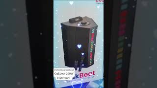 Portronics Oakbeat 200W trolley speaker with karoke🎤powerfull bass coresoundportronicsindia reels [upl. by Torhert]