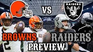 BROWNS  RAIDERS preview Injury Report Can The Raiders Bounce Back Raiders [upl. by Ahsitahs450]