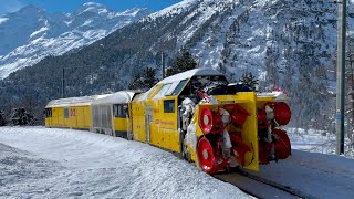 ❄️Bernina Magic Winter Moments❄️Bernina Express❄️ [upl. by Aicinod88]