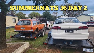 SUMMERNATS DAY 2 BURNOUTS SKID ROW DAMAGE [upl. by Alhahs498]