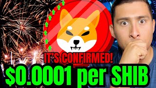 SHIBA INU to 00001 per SHIBA Coin 100 BILLION CONFIRMED [upl. by Amikan]