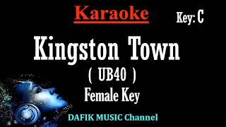 Kingston Town Karaoke UB40 Female Key C [upl. by Virgina]