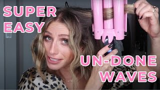 How to Style 3 Barrel Curling Iron For Short Hairstyles Curly Hairstyles [upl. by Kerad]