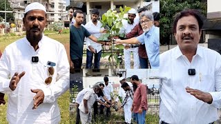 Tree Plantation Drive Initiated by Corporator Gouse Mattemud in Ward 19 Housing Board Colony Garden [upl. by Lavoie909]