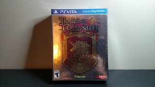 Trails of Cold Steel Lionheart Edition PS Vita Unboxing [upl. by Attikram]