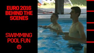 REDDEVILS  EURO2016  Fun at the swimming pool [upl. by Dniren]