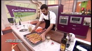 Receta costillas de ibérico al horno con ensalada [upl. by Danczyk]