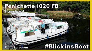 Pénichette 1020 FB von Locaboat  Bootsrundgang [upl. by Ardene360]