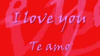 I love you  Celine Dion LyricsTraducción al español [upl. by Schaper]