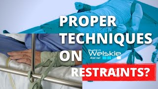 Proper Restraints Techniques Used in Hospital Set UpHow to Restraint an Violent Patient [upl. by Presber]