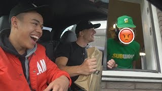 SCHREEUWENDE DRIVE THRU PRANK Ft Anthony Kruijver [upl. by Yenar]