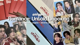 ❣️Enhypen Romance Untold Album Unboxing standard  engene  weverse albums version [upl. by Tehcac]