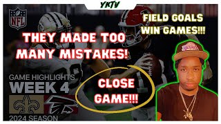 Saints vs Falcons Week 4 Reaction  NFL 20242025 [upl. by Cesaro]